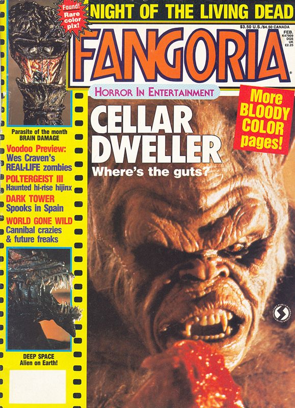 FANGORIA magazine cover Issue 71 February 1988