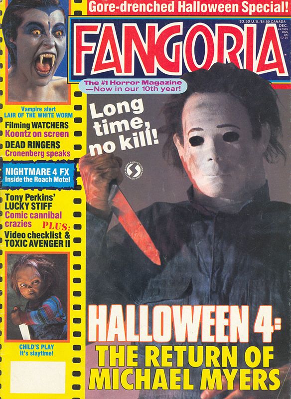 FANGORIA magazine side cover Issue 79 December 1988