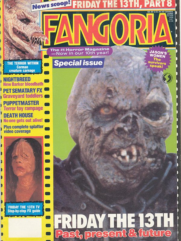 FANGORIA magazine side cover Issue 83 June 1989