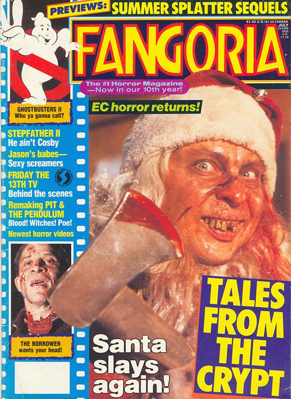 FANGORIA magazine side cover Issue 84 July 1989