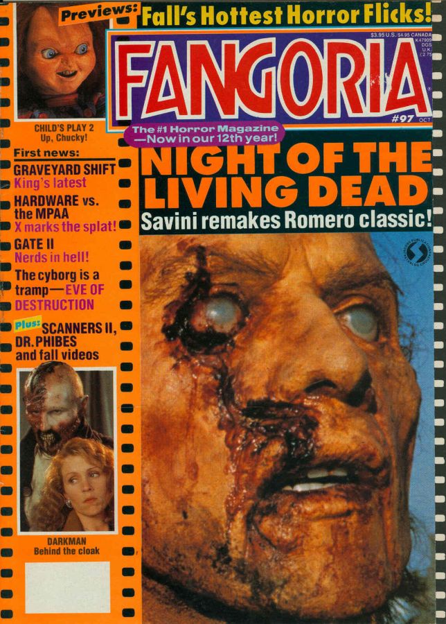 FANGORIA magazine side cover Issue 97 October 1990