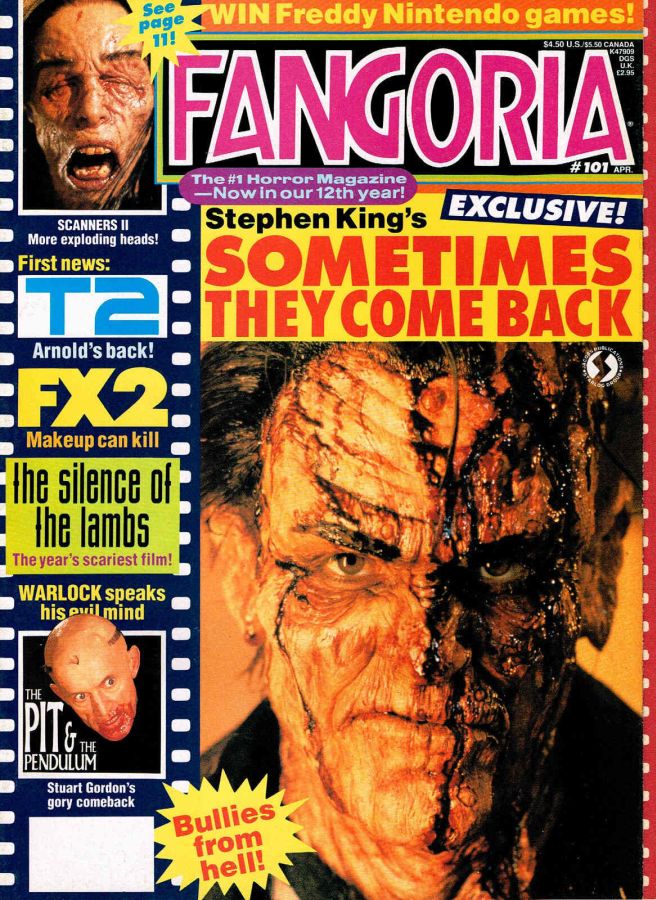 FANGORIA magazine side cover Issue 101 April 1991