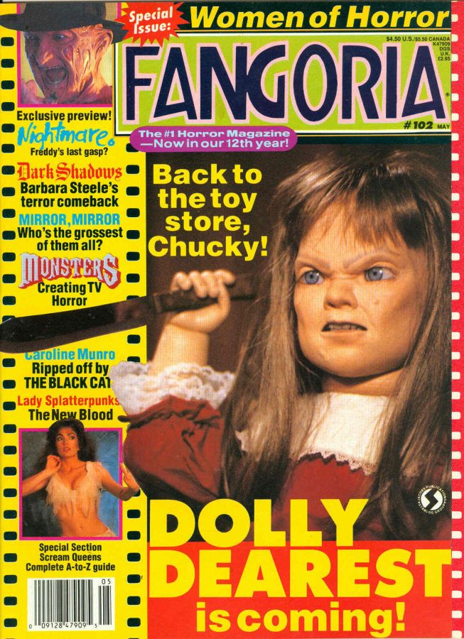 FANGORIA magazine side cover Issue 102 May 1991