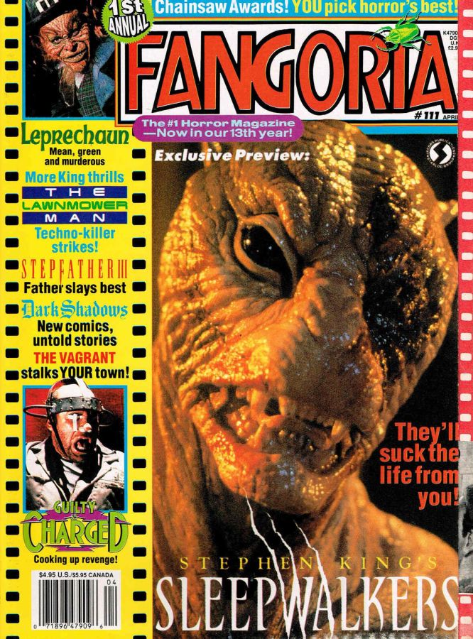 FANGORIA magazine side cover Issue 111 April 1992