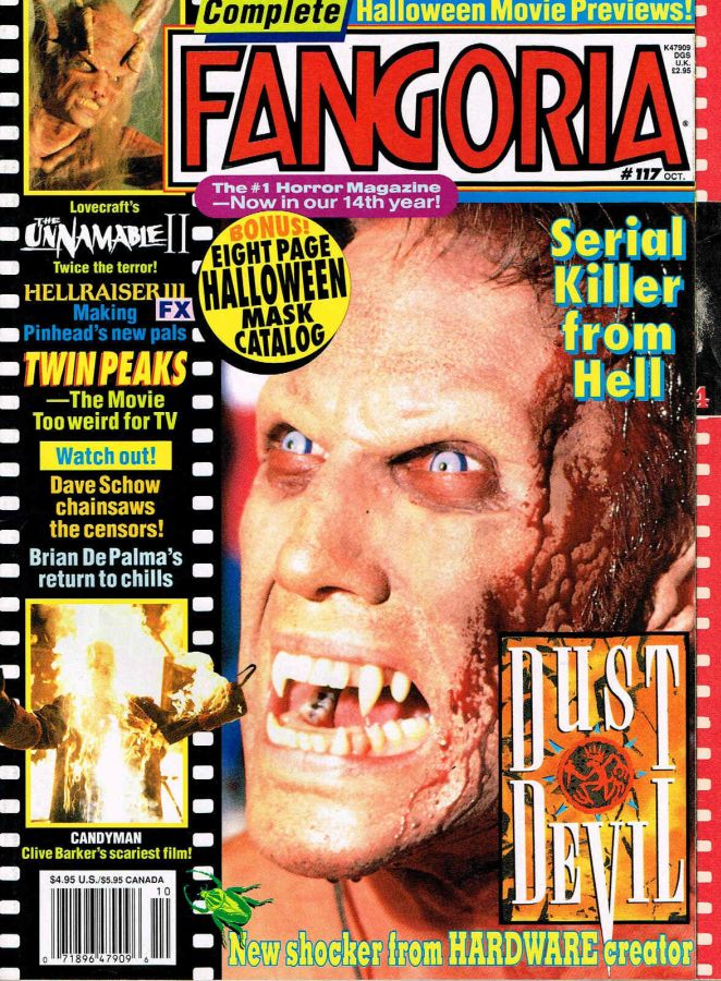 FANGORIA magazine side cover Issue 117 October 1992