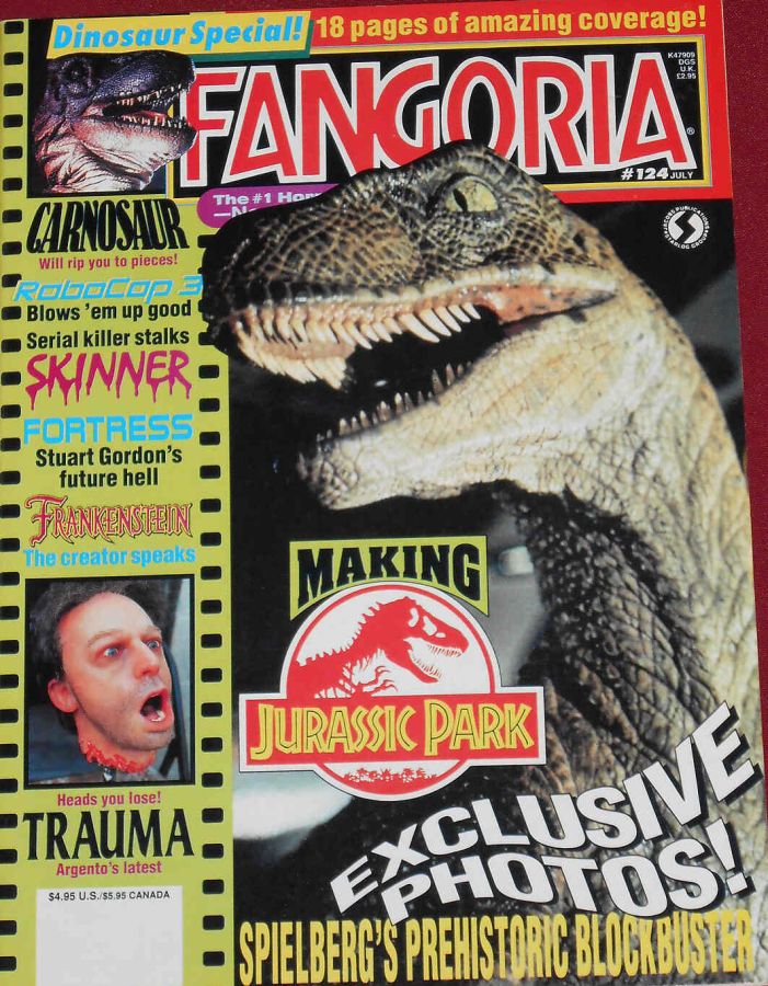 FANGORIA magazine side cover Issue 124 July 1993