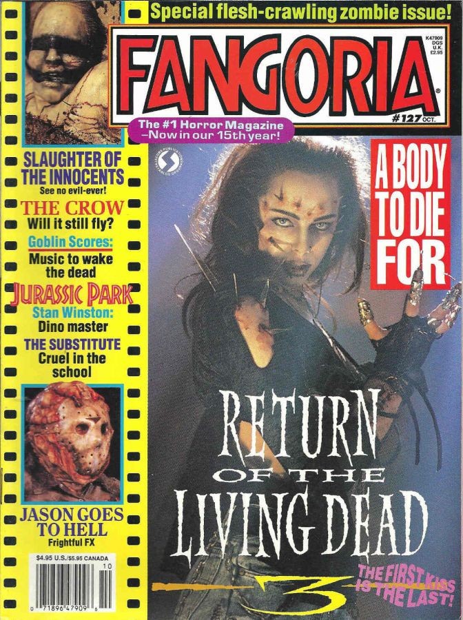 FANGORIA magazine side cover Issue 127 October 1993