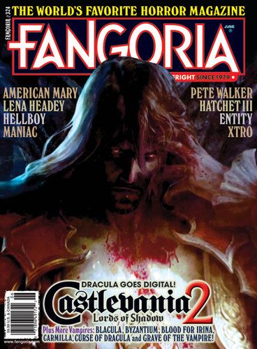 FANGORIA magazine side cover Issue 324 June 2013