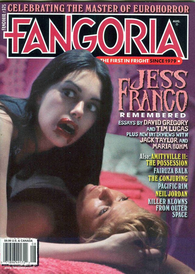 FANGORIA magazine side cover Issue 325 August 2013