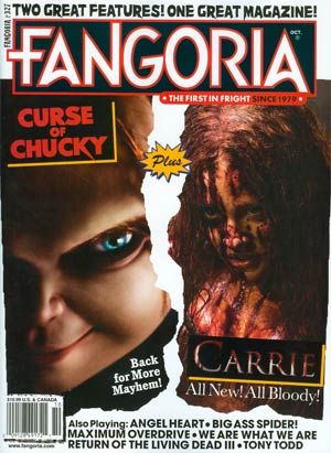 FANGORIA magazine side cover Issue 327 October 2013