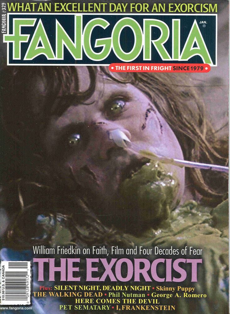 FANGORIA magazine side cover Issue 329 December 2013