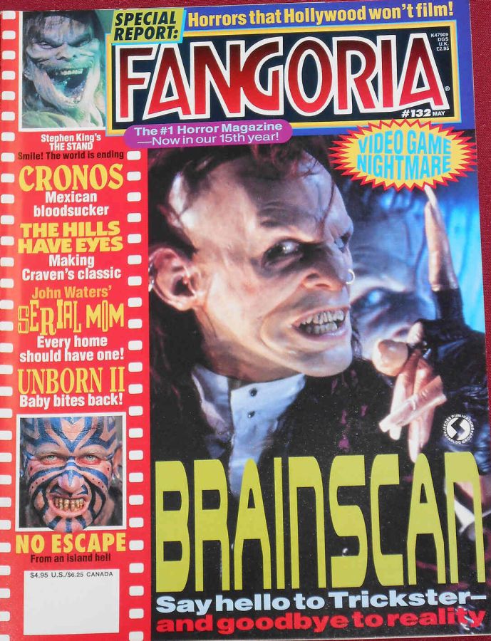FANGORIA magazine side cover Issue 132 May 1994