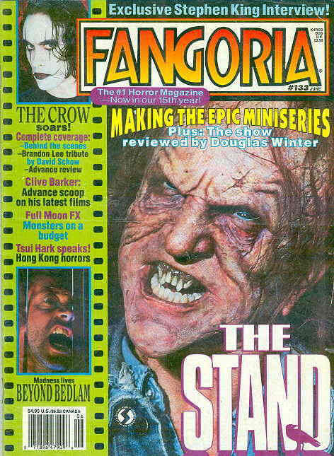 FANGORIA magazine side cover Issue 133 June 1994
