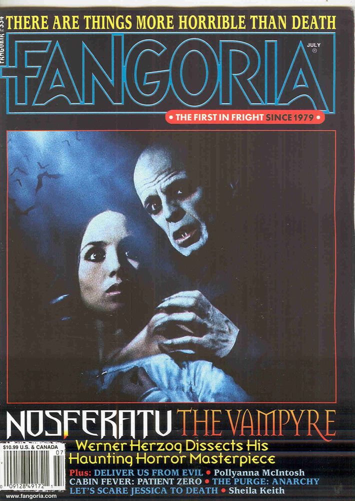FANGORIA magazine side cover Issue 334 July 2014