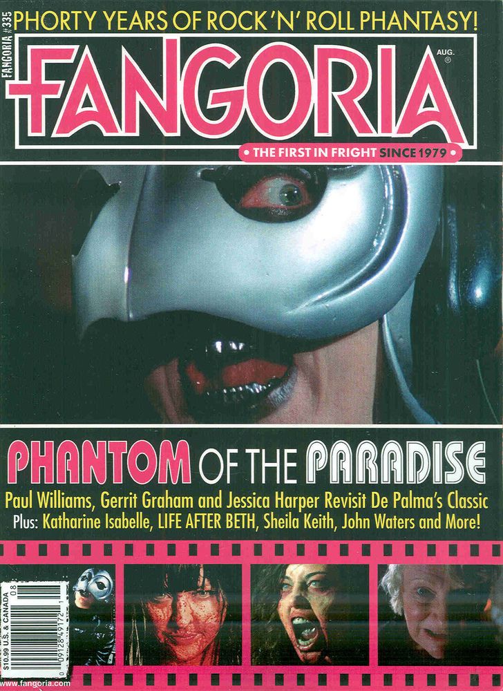 FANGORIA magazine side cover Issue 335 August 2014
