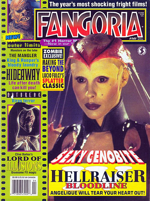 FANGORIA magazine side cover Issue 141 April 1995
