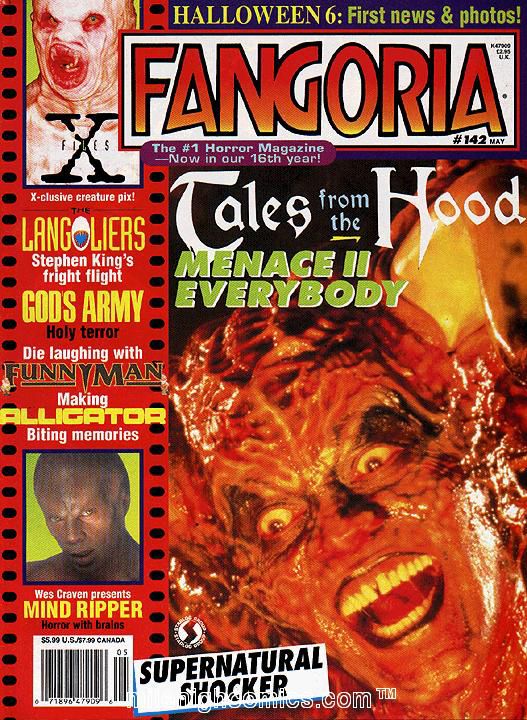FANGORIA magazine side cover Issue 142 May 1995