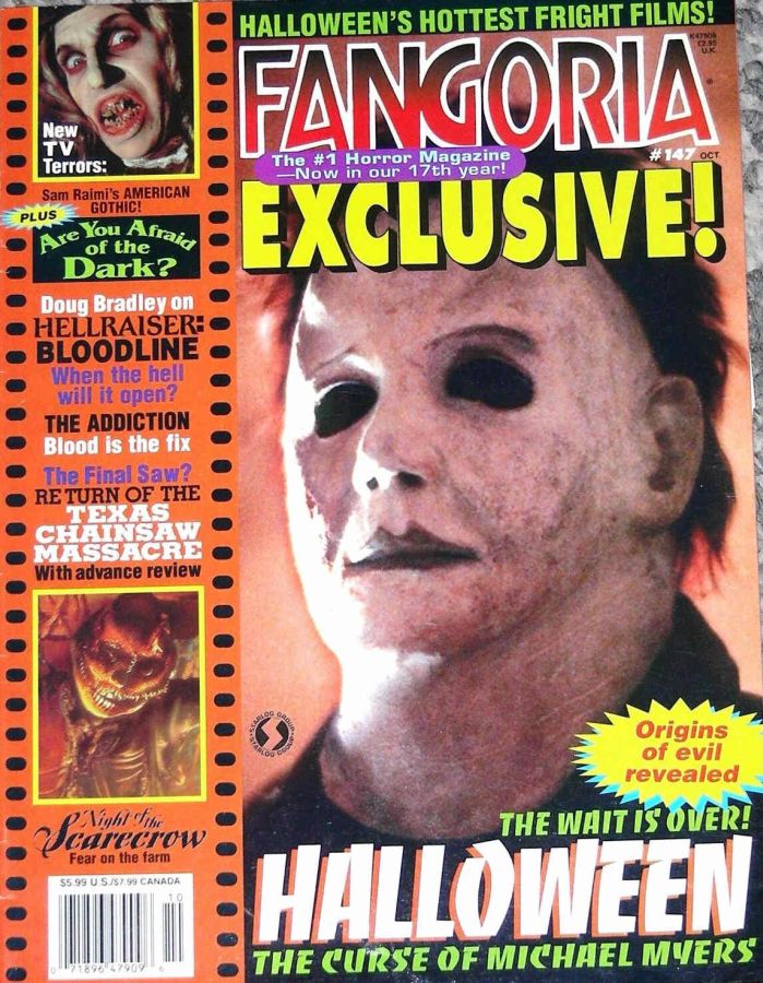 FANGORIA magazine side cover Issue 147 October 1995