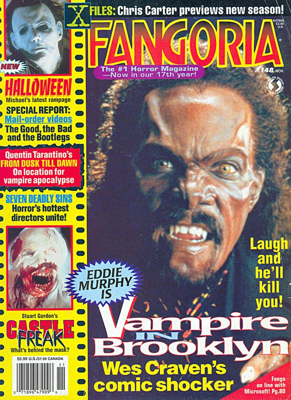 FANGORIA magazine side cover Issue 148 November 1995