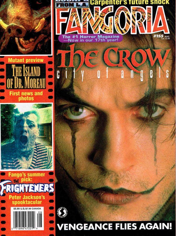 FANGORIA magazine side cover Issue 155 August 1996