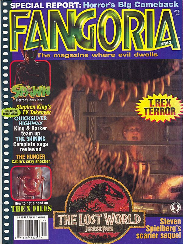 FANGORIA magazine side cover Issue 163 June 1997