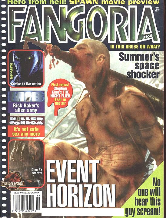FANGORIA magazine side cover Issue 165 August 1997