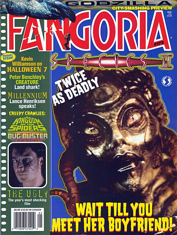 FANGORIA magazine side cover Issue 172 May 1998
