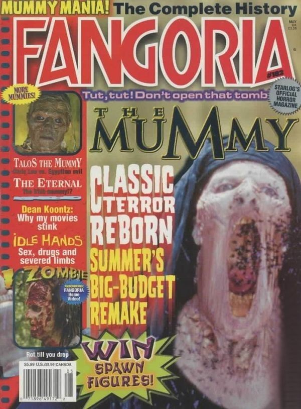 FANGORIA magazine side cover Issue 182 May 1999