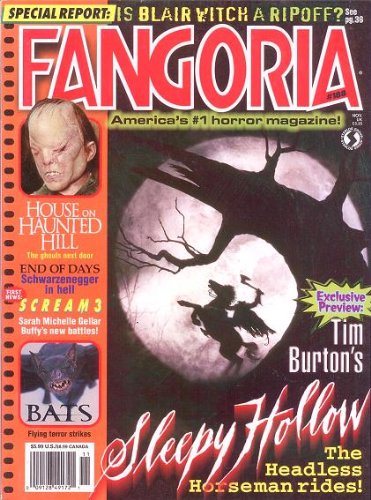 FANGORIA magazine side cover Issue 188 November 1999