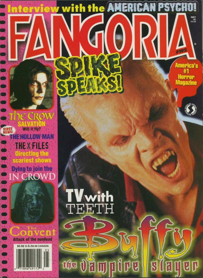 FANGORIA magazine side cover Issue 192 May 2000