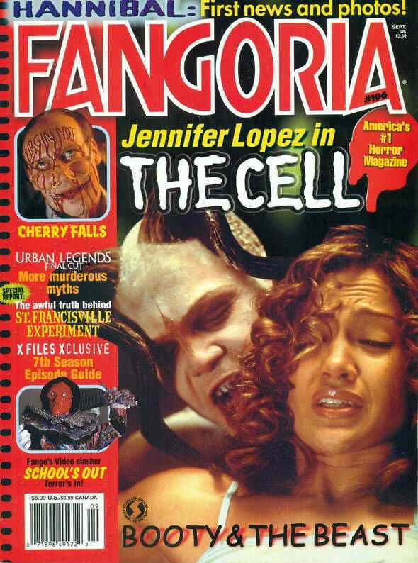 FANGORIA magazine side cover Issue 196 September 2000