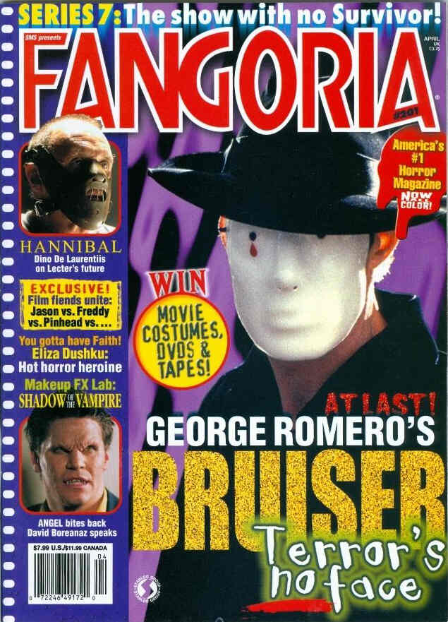 FANGORIA magazine side cover Issue 201 April 2001
