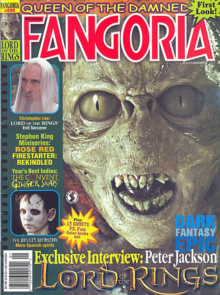 FANGORIA magazine side cover Issue 209 January/February 2002