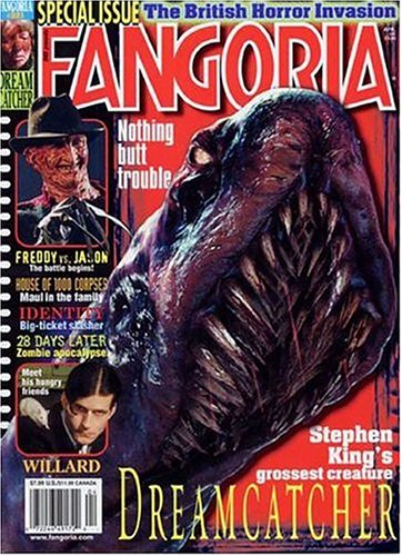 FANGORIA magazine side cover Issue 221 April 2003