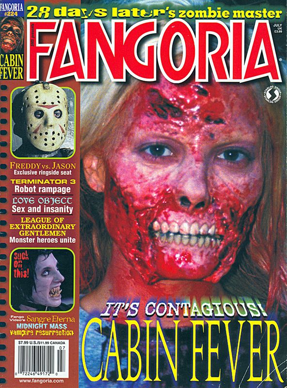 FANGORIA magazine side cover Issue 224 July 2003