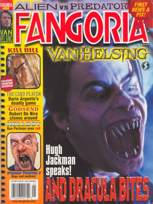 FANGORIA magazine side cover Issue 232 May 2004