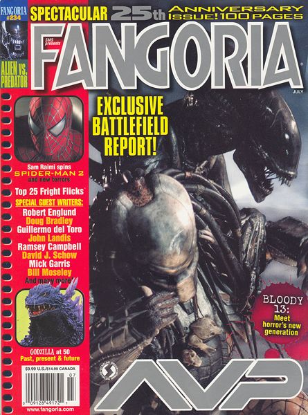 FANGORIA magazine side cover Issue 234 July 2004