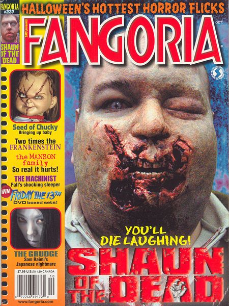 FANGORIA magazine side cover Issue 237 October 2004