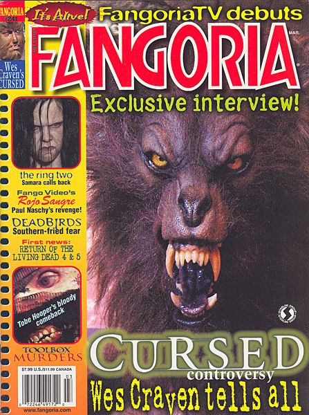 FANGORIA magazine side cover Issue 241 April 2005