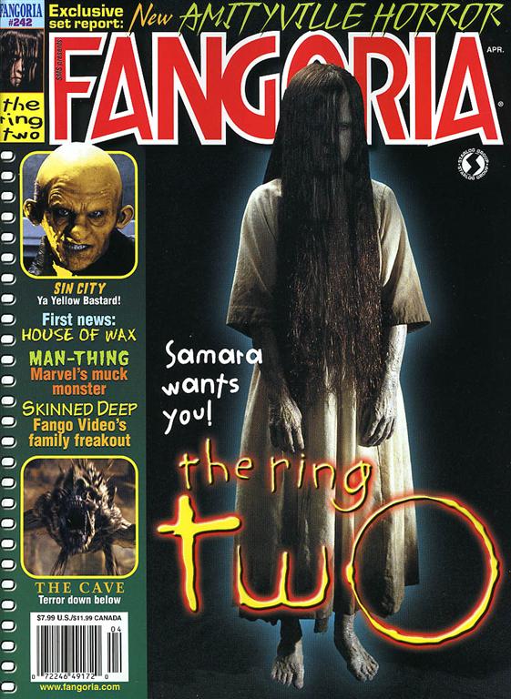 FANGORIA magazine side cover Issue 242 May 2005