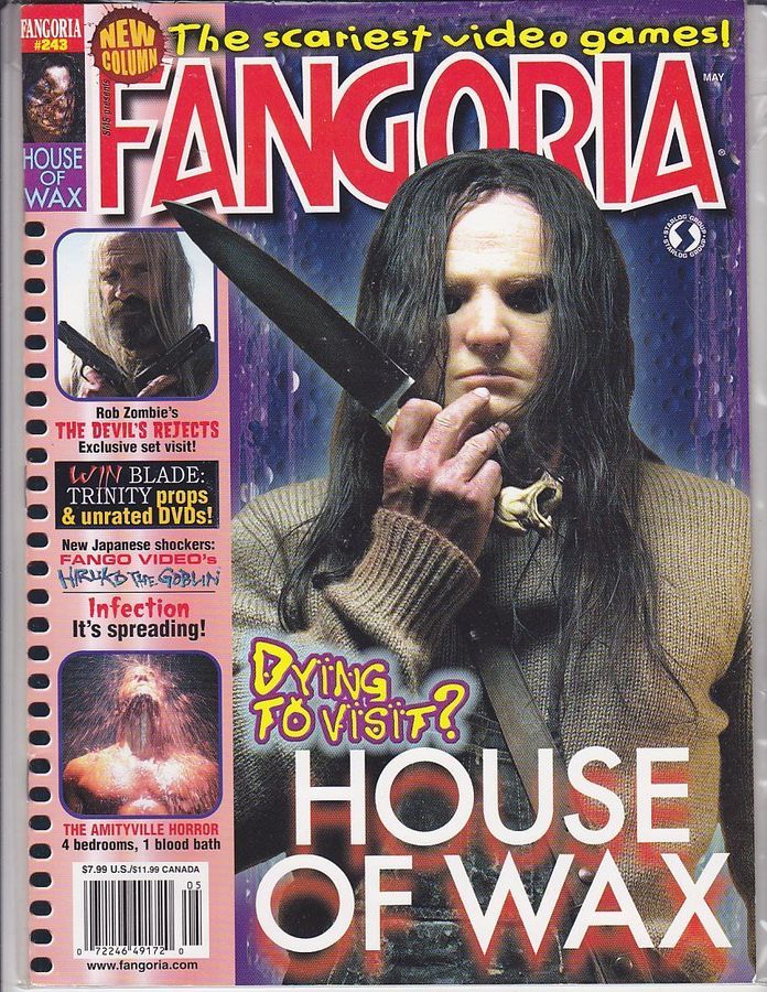 FANGORIA magazine side cover Issue 243 June 2005