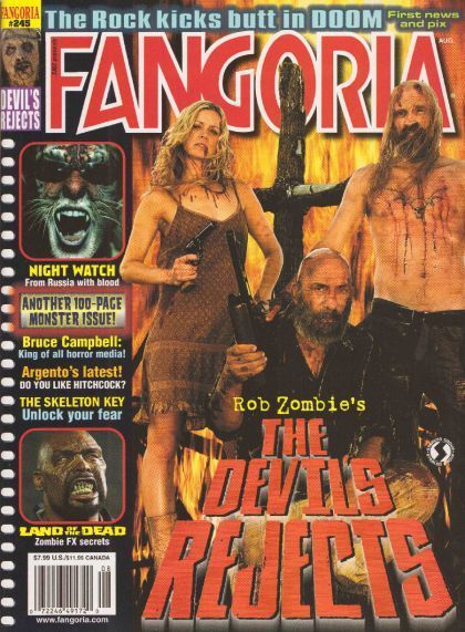 FANGORIA magazine side cover Issue 245 August 2005