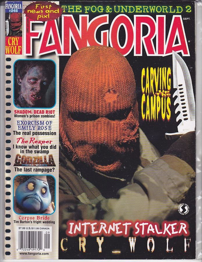 FANGORIA magazine side cover Issue 246 September 2005