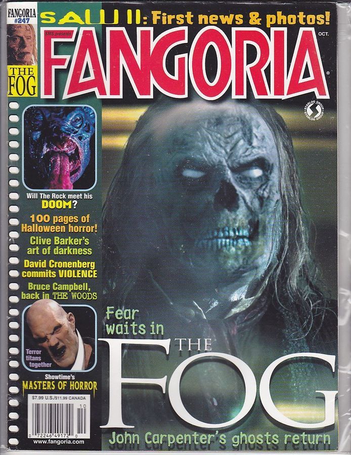 FANGORIA magazine side cover Issue 247 October 2005
