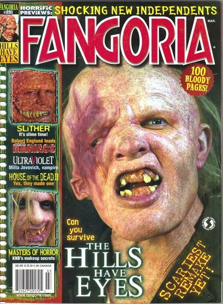 FANGORIA magazine side cover Issue 251 April 2006