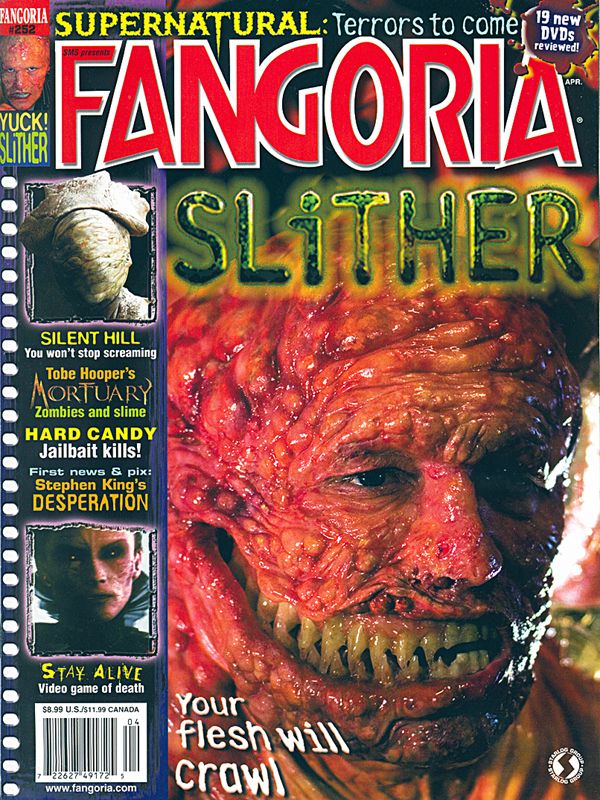FANGORIA magazine side cover Issue 252 May 2006