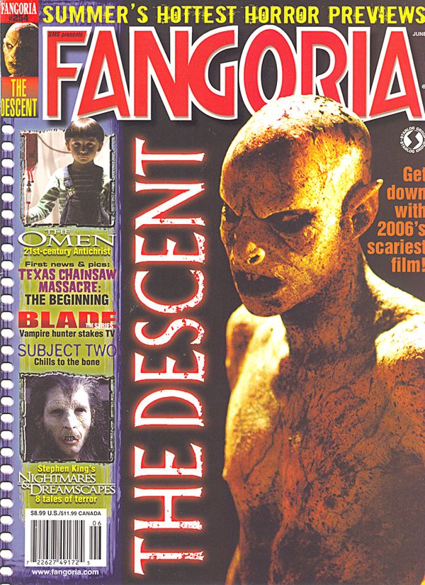 FANGORIA magazine side cover Issue 254 July 2006