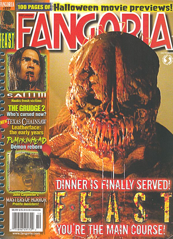 FANGORIA magazine side cover Issue 257 October 2006