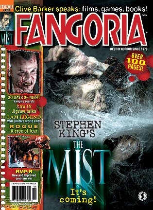 FANGORIA magazine side cover Issue 268 November 2007