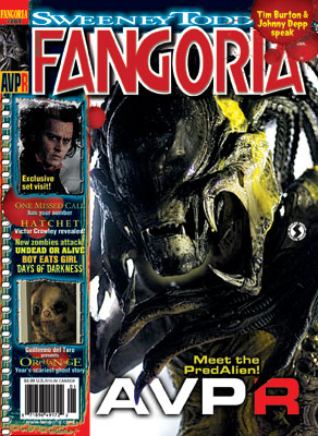 FANGORIA magazine side cover Issue 269 January/February 2008
